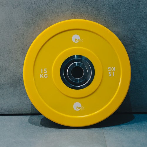 BEFIT COLOURED BUMPER PLATE-15KG (Single)