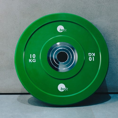 BEFIT COLOURED BUMPER PLATE-10KG (single)